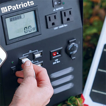 Patriot power generator 1800 USB outputs